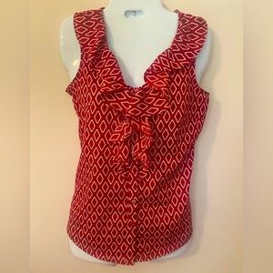 Banana Republic sleeveless button down.